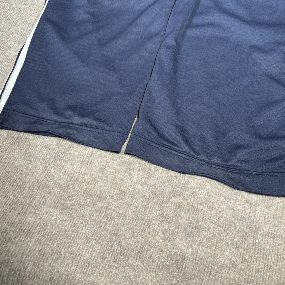 Vintage Nike Track Pants Mens XL Blue‎ Striped Straight Leg Baggy Basketball Y2K